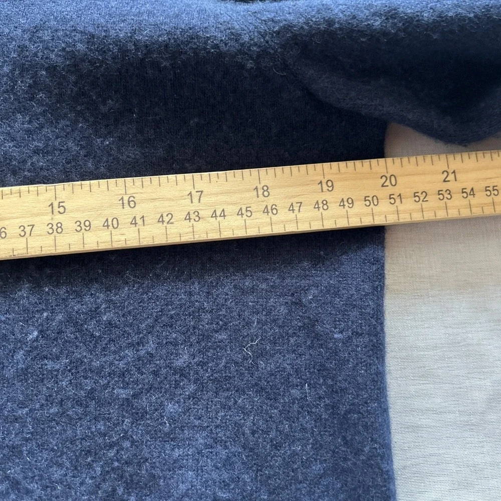 Callaway Men's Cashmere V Neck Pullover Sweater -  Small Blue